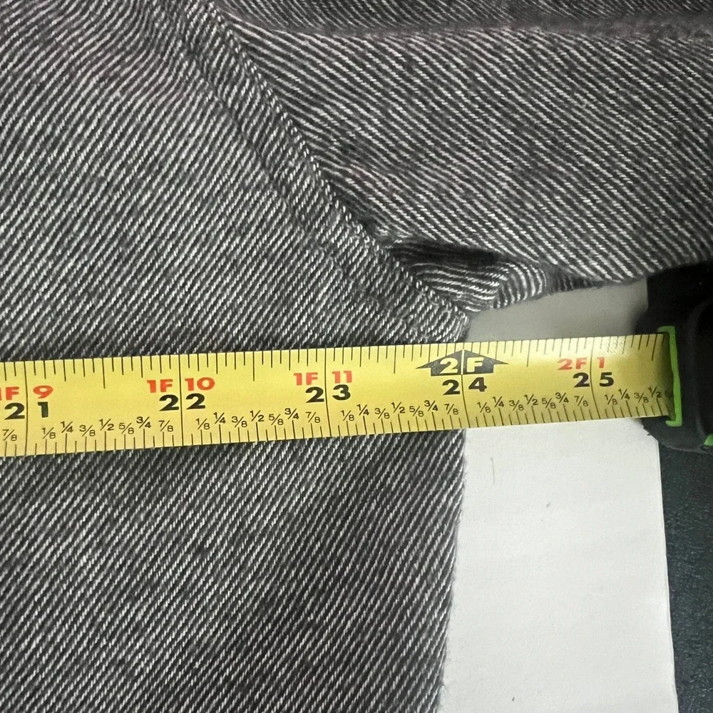 Aerie Sz XS Anytime Fave Twill Shirt Shacket Oversized 100%‎ Cotton Gray Cozy